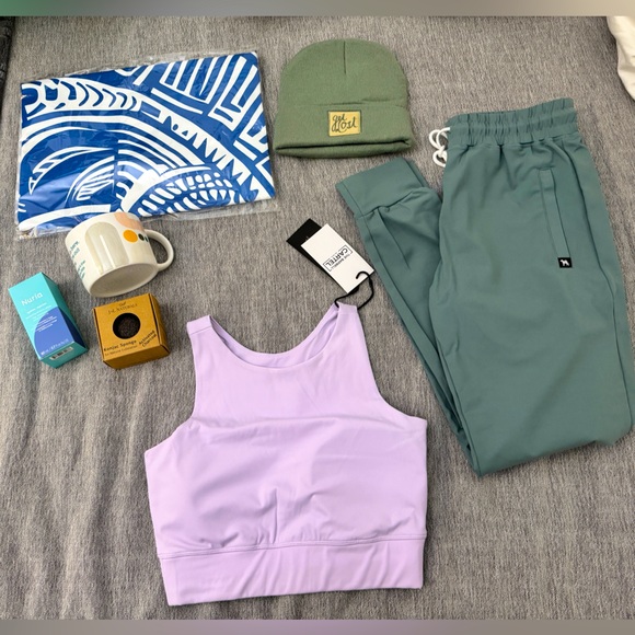 BARBELLA BOX gym bundle sports bra joggers car seat cover - Picture 1 of 12